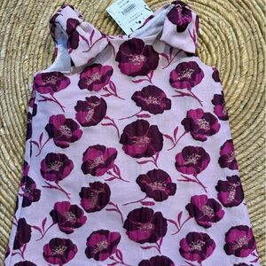 Janie and Jack nwt fully lined and diaper cover included dress girls 6-12 mo